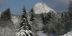 Le Mont Gerbier de Jonc en hiver